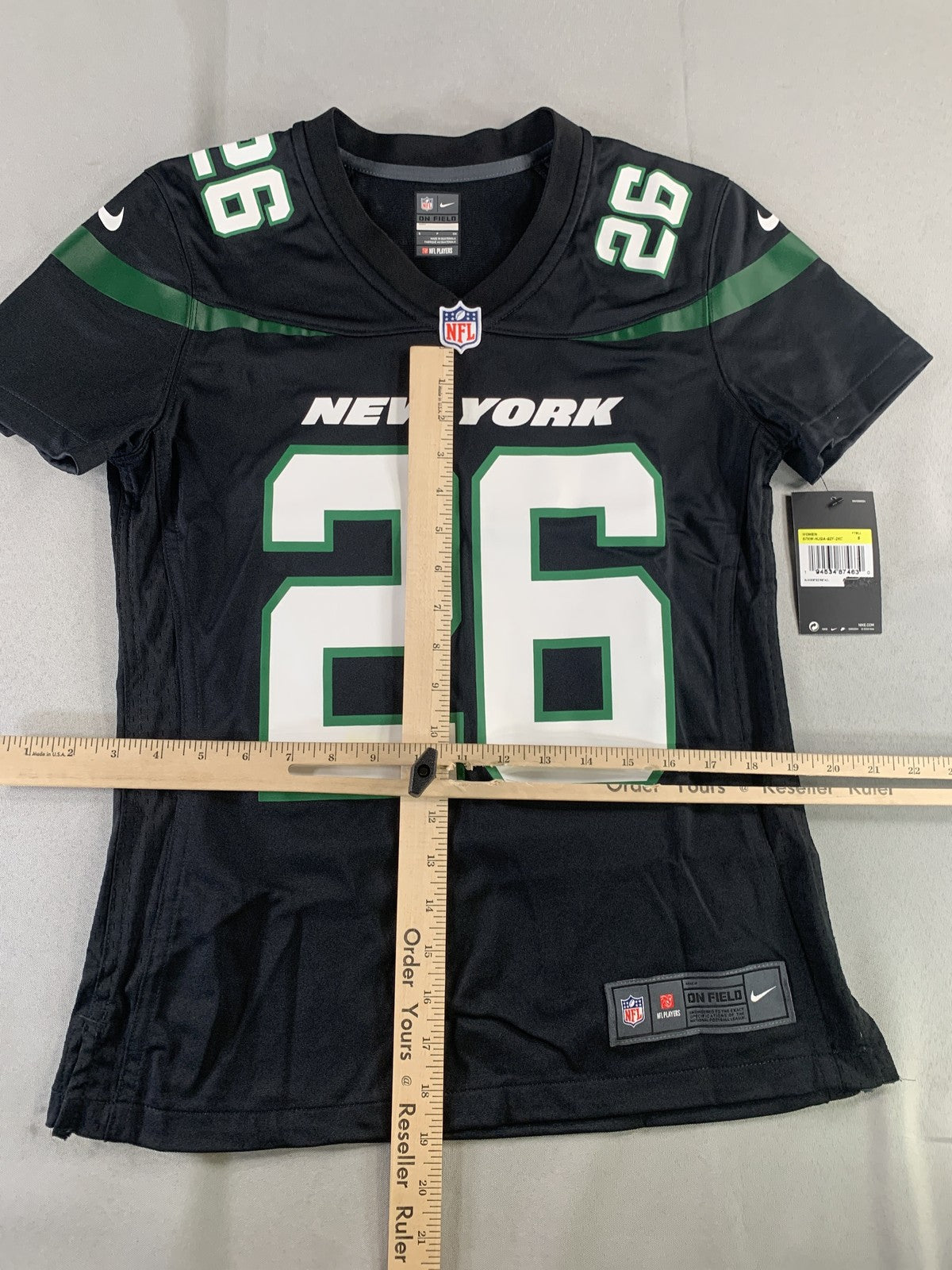 New York Jets Jersey Womens Small NFL Football LeVeon Bell 26 Nike On Field