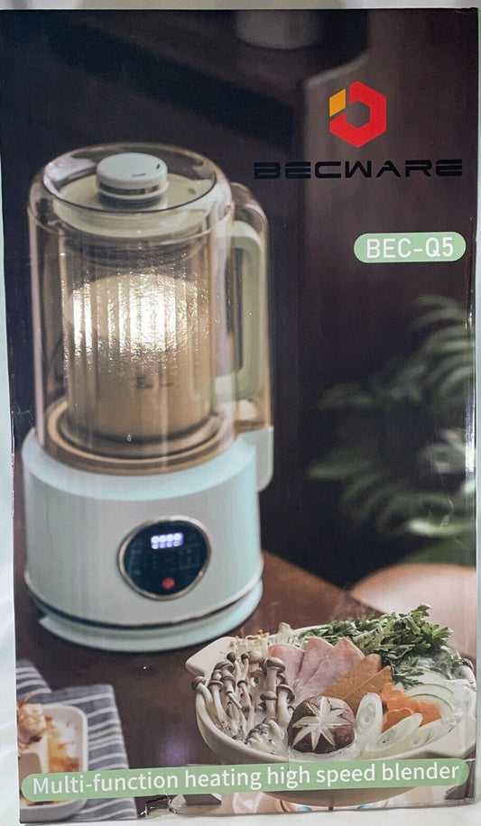 BECWARE BEC-Q5 Multifunctional Heater Blender 1300ml Soy Milk Machine Green 0px