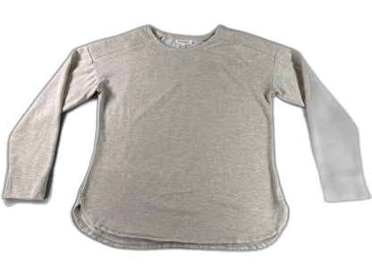 Workshop Republic Clothing Long Sleeve Crewneck Top M Gray Soft Fabric Cotton