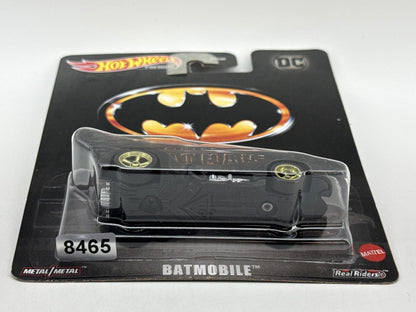 Hot Wheels Premium Batman Batmobile Die Cast Car Black Metal Real Riders Style