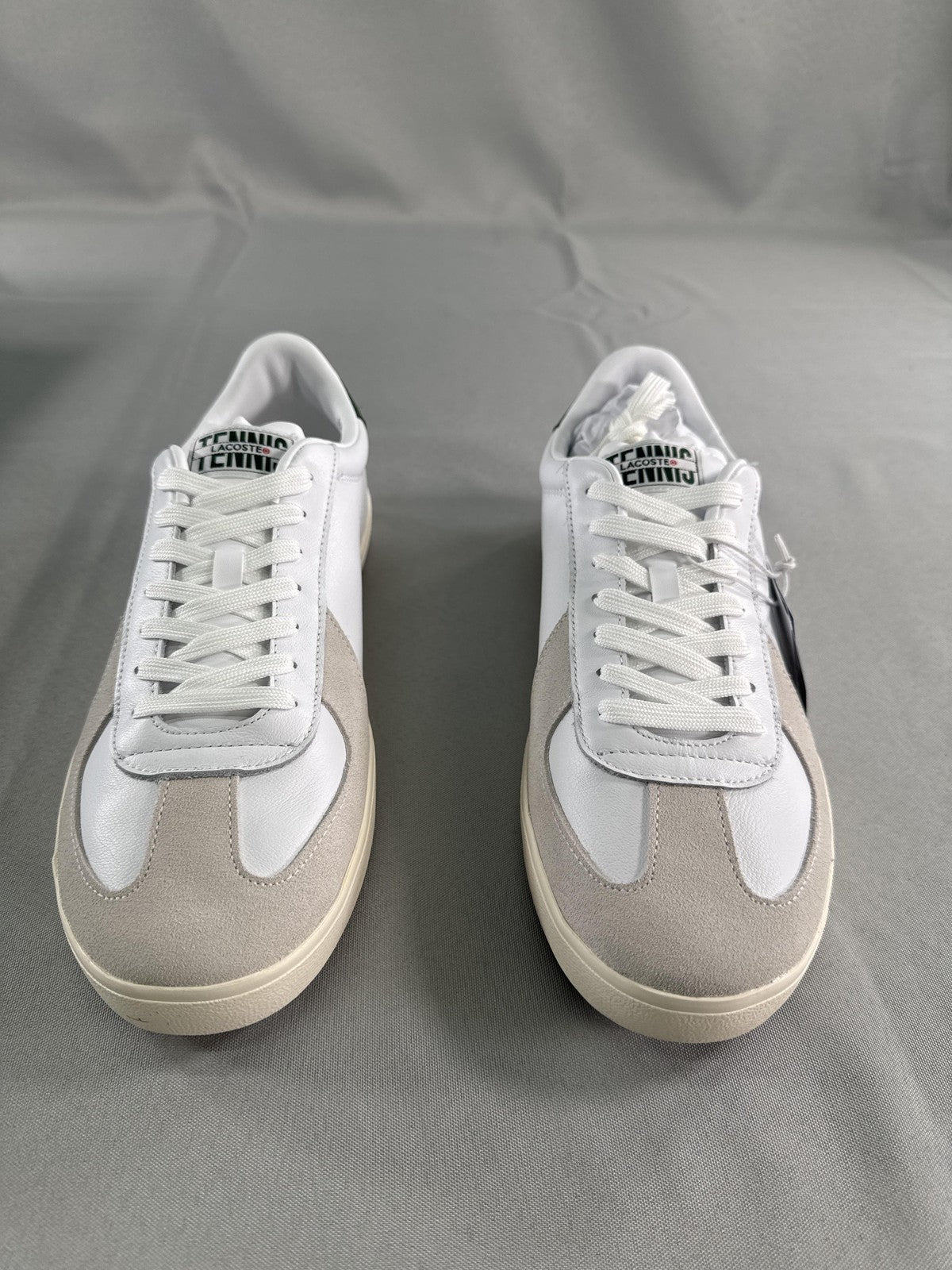 Lacoste Baseshot Pro 125 Shoes Mens Size 12 White Leather Sneakers 749SMA0063