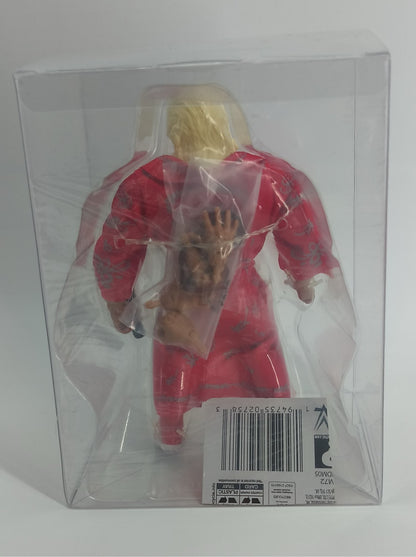 WWE Mattel RetroFest Ric Flair Action Figure Red Robe Mic Loose Displayed 6685