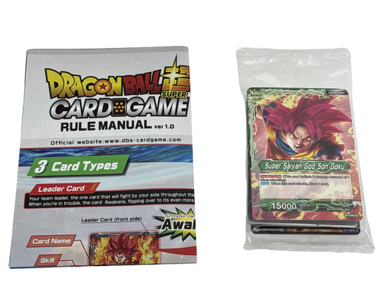 Dragon Ball Super Card Game Super Saiyan God Son Goku Galactic Battle Deck Red
