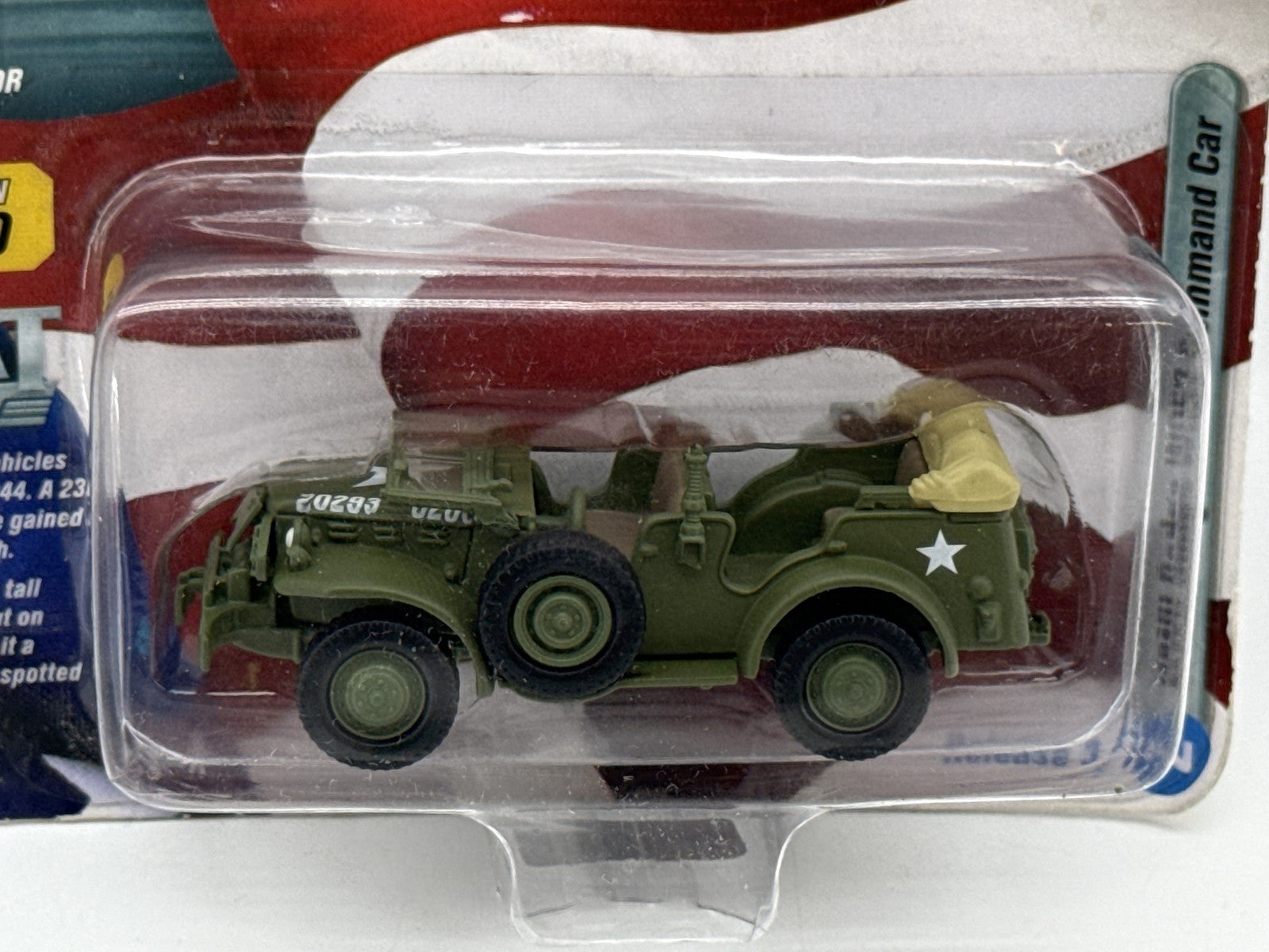 Johnny Lightning WWII Dodge WC57 Command Car Limited Edition Green Die Cast Day