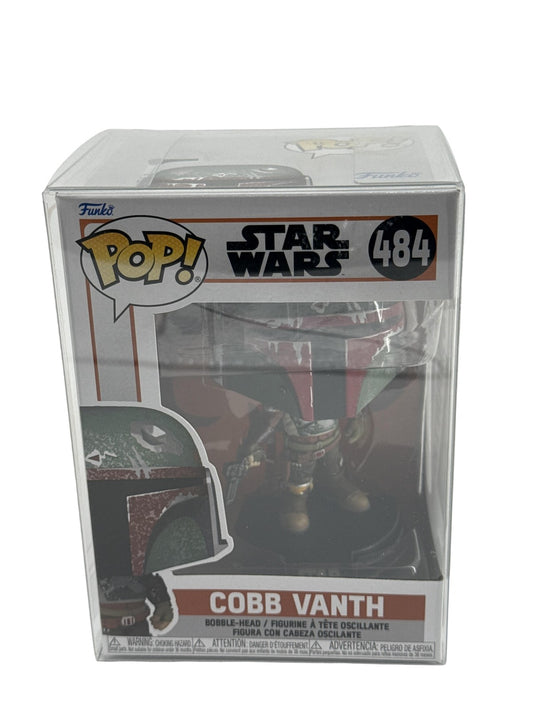 Funko Pop Star Wars Cobb Vanth #484 Mandalorian Vinyl Figure Protector Case Tan