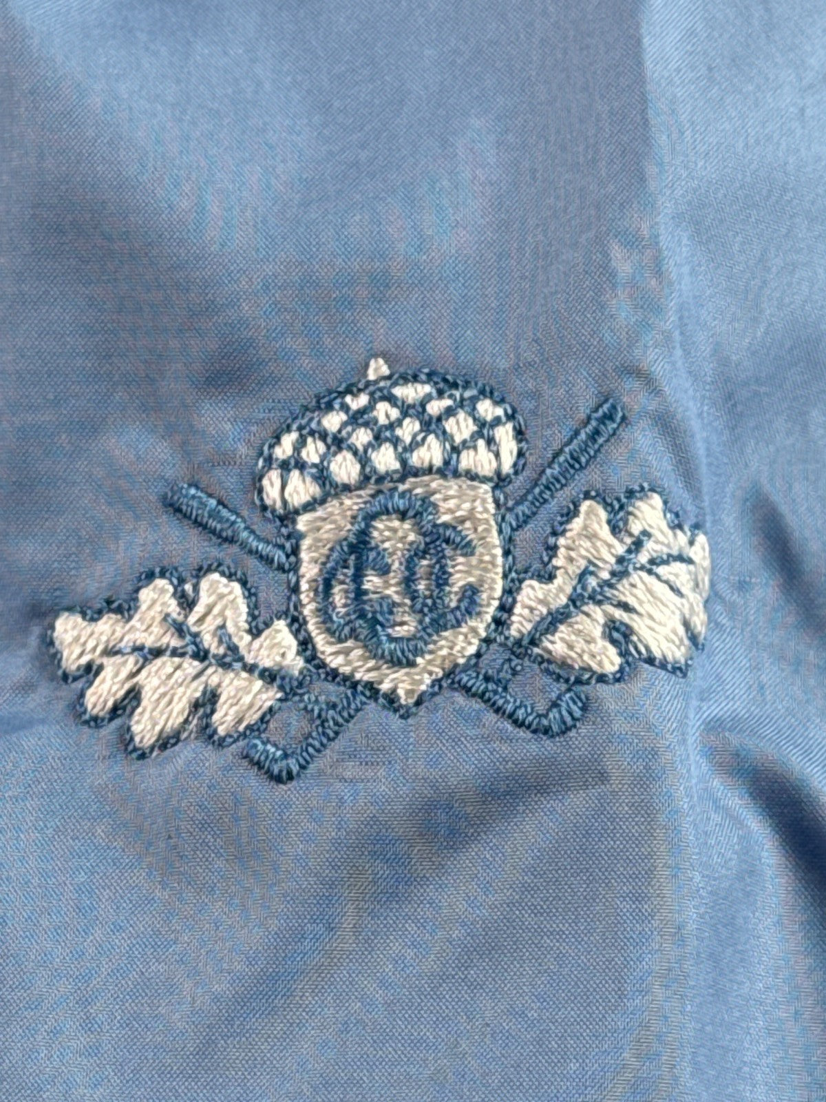 FootJoy Womens XL Lined Windshirt Light Blue Golf Pullover Oakmont Country Club