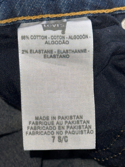 Levis 535 Legging Jeans Womens 7 Blue Skinny Stretch Mid Rise Denim Pants