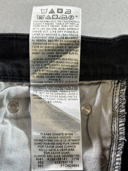 Levi's 511 Skinny Jeans 25X25 Gray Cotton Stretch Pocket Mid Rise Slim