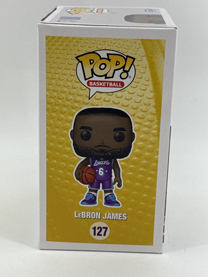 Funko Pop NBA 75 LeBron James 127 Los Angeles Lakers Purple Jersey Vinyl Figure