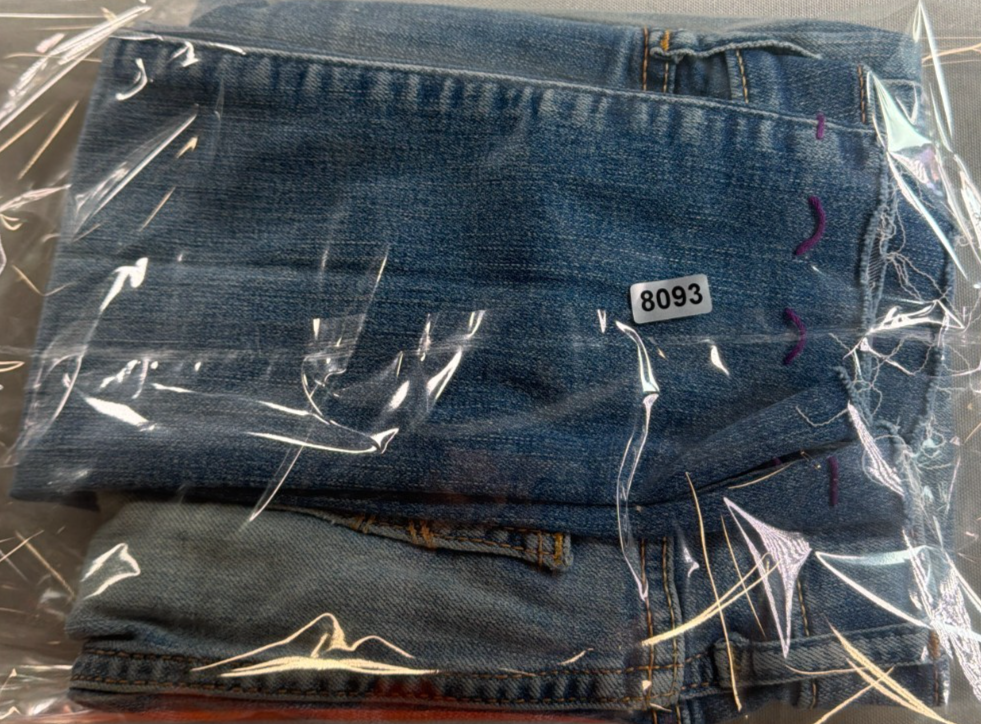 Abercrombie Kids Slim Jeans Girls 14 Distressed Patch Raw Hem Stretch Denim