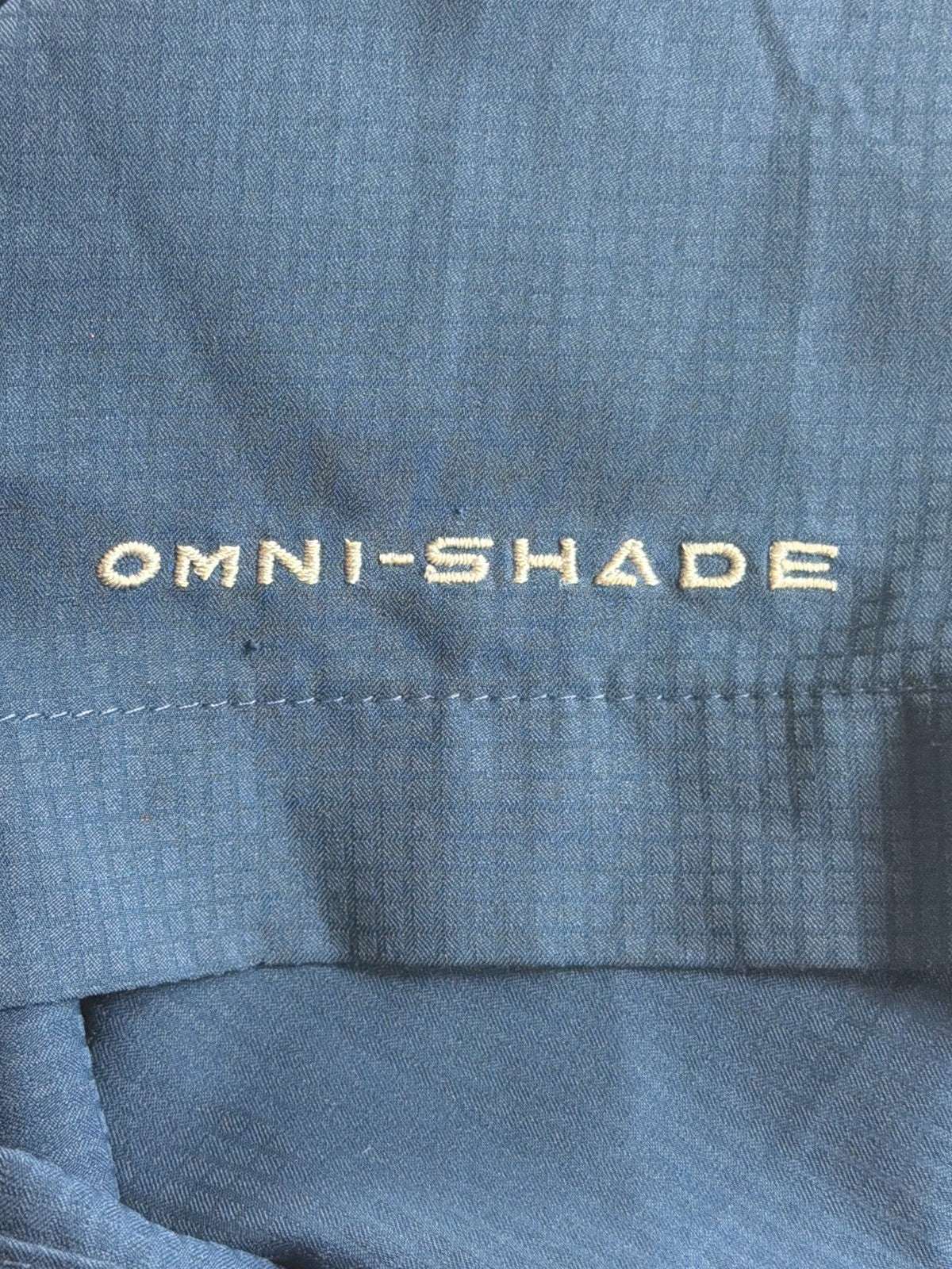 Columbia PFG Tamiami II Mens 2XL Navy Blue Vented Fishing Shirt Omni Shade SS