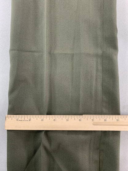 Southeastern Uniform Pants Womens 16 Green Wool Blend Black Stripe Dress code on