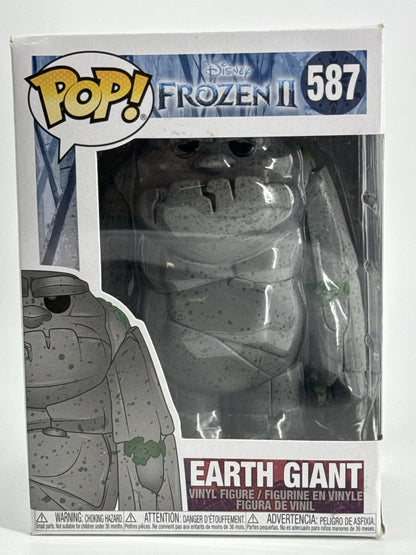 Funko Pop Earth Giant 587 Frozen 2 Vinyl Figure Displayed with Box Apparel NWT