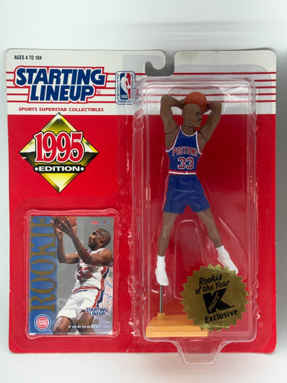 Starting Lineup 1995 Grant Hill Detroit Pistons Kmart Rookie Year Exclusive MOC
