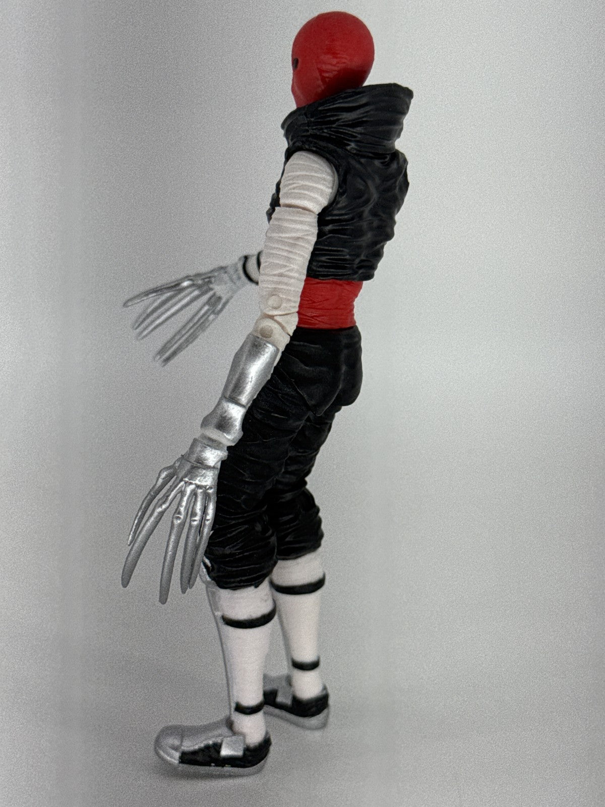 The Loyal Subjects Foot Assassin Action Figure Red Black Silver Plastic Comics