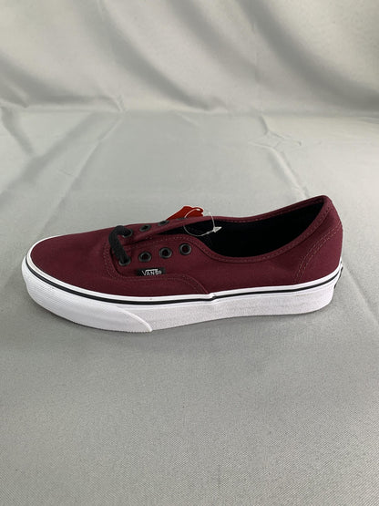 Vans Authentic Shoes Mens Size 6 Port Royale Black Low Top Canvas Womens 7.5