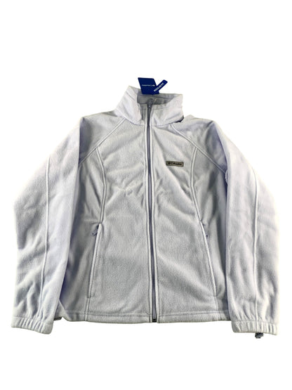 Columbia Jacket Womens XL Lavender Benton Springs Full Zip Fleece Regular Fit