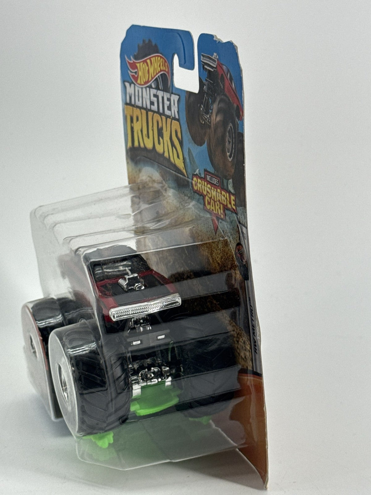 Hot Wheels Monster Trucks Dodge Charger R/T 18/75 GJF32 with Crushable Car New