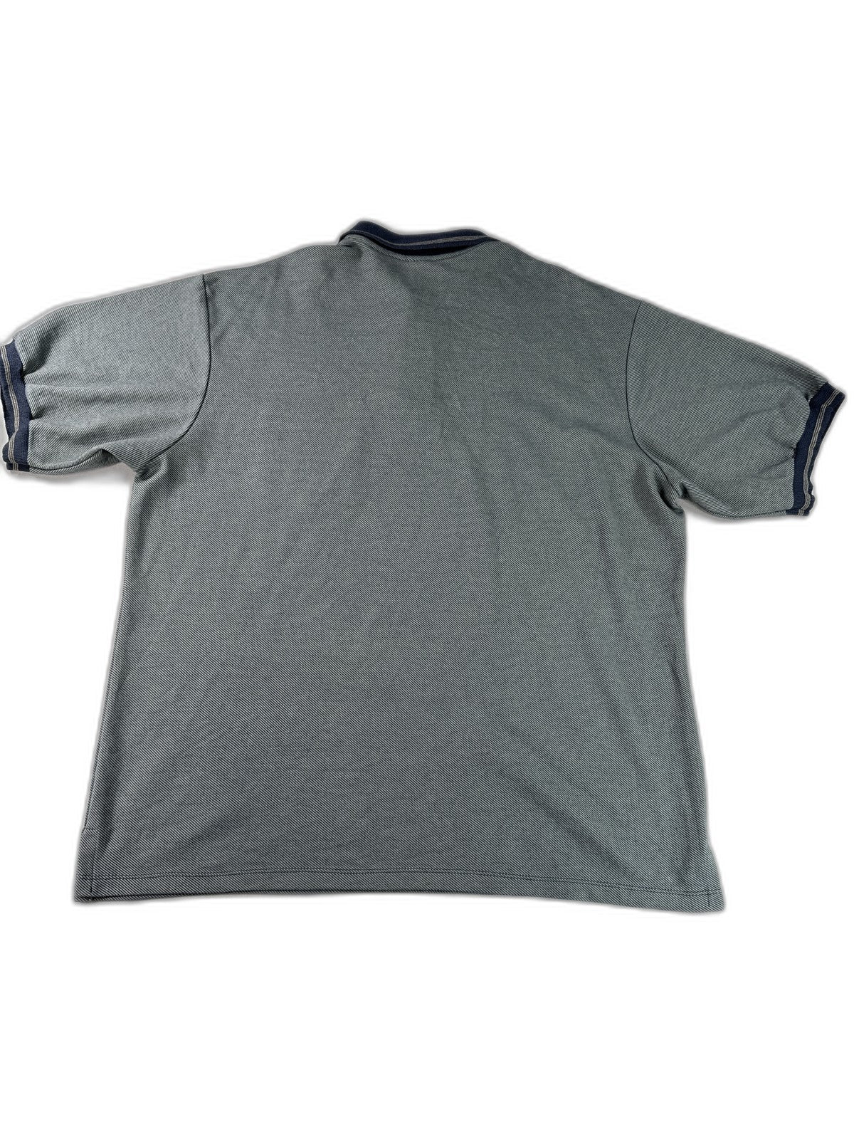 Red Kap Performance Knit Twill Polo Shirt Mens XL 38 Gray Polyester Cotton Solid