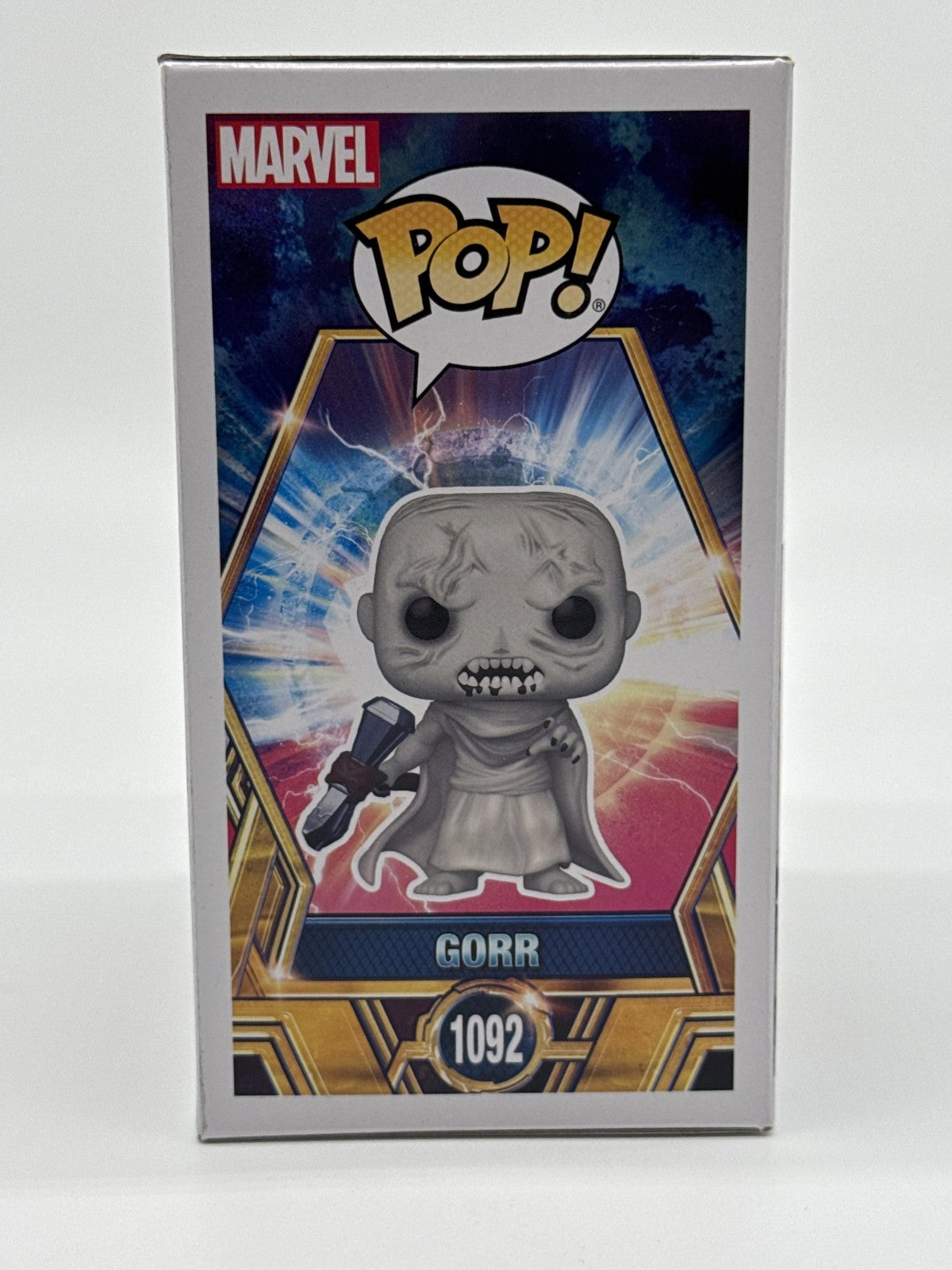 Funko Pop Marvel Thor Love And Thunder Gorr 1092 Specialty Series Vinyl White