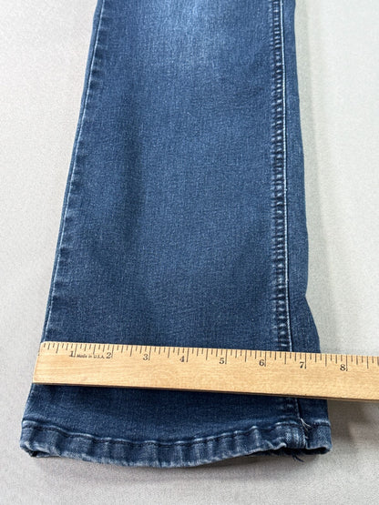 Simply Vera Vera Wang Bootcut Jeans Womens 2R Dark Wash Mid Rise Stretch