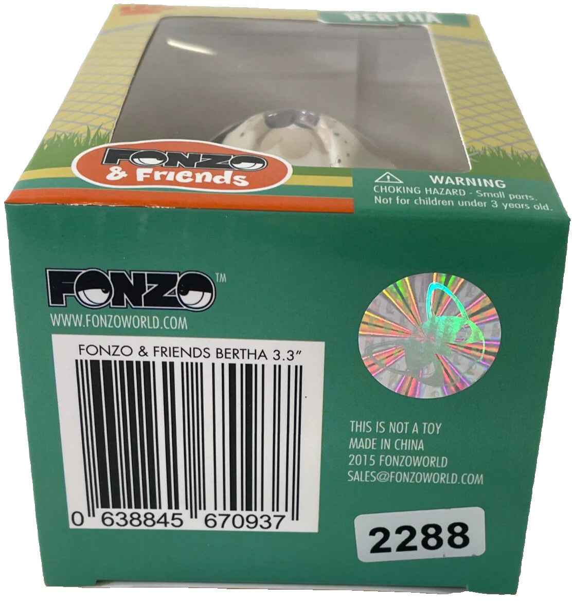 Bertha Scott Tolleson Vinyl Figure Fonzo & Friends Freak Store 3.5" NIB 2015 HTF