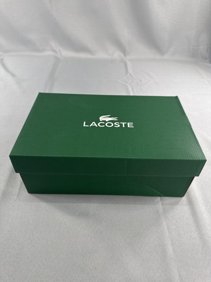 Lacoste Baseshot Pro 125 Shoes Mens Size 12 White Leather Sneakers 749SMA0063
