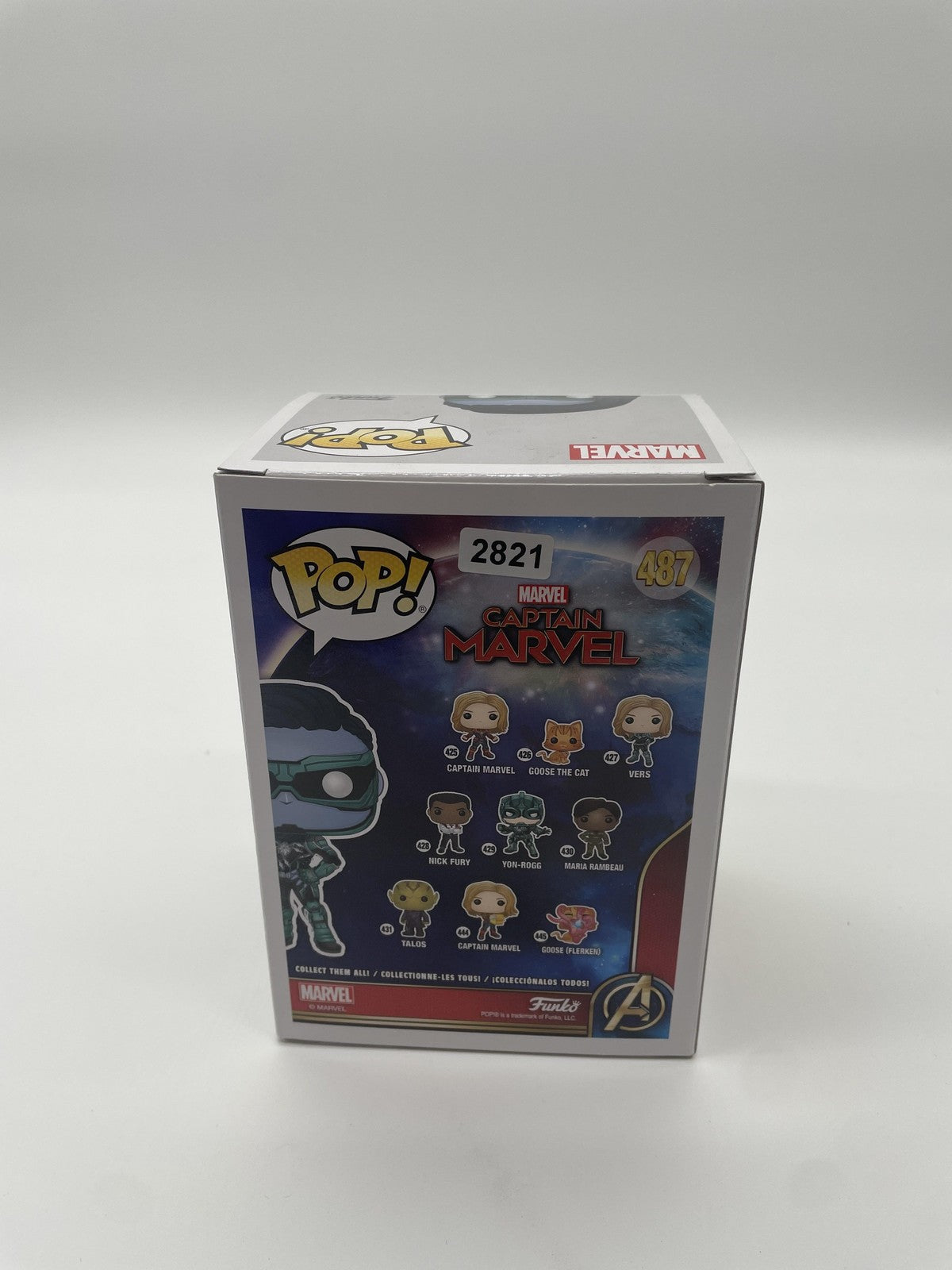 Funko Pop Captain Marvel Minn-Erva 487 2019 Summer Convention Vinyl Figure Blue