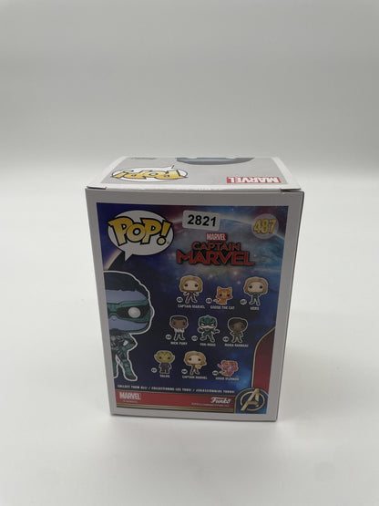 Funko Pop Captain Marvel Minn-Erva 487 2019 Summer Convention Vinyl Figure Blue