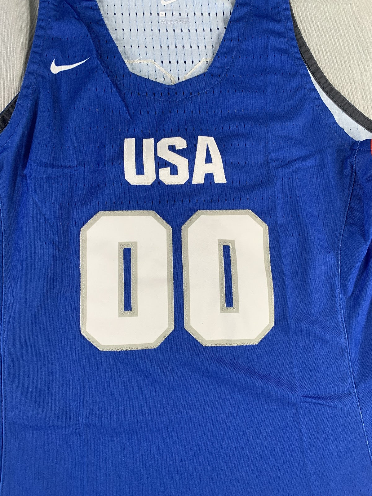 Nike USA Basketball Jersey Mens Medium Blue Olympic 00 Authentic NWT Mesh New