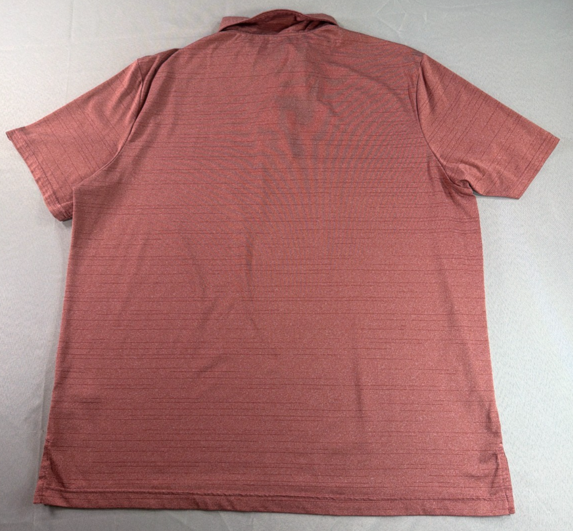 32 Degrees Cool Polo Shirt Mens XXL Red Performance Stretch Golf Casual Tee