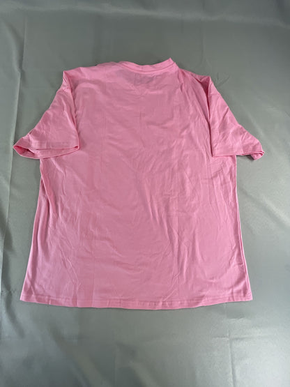 Wifey Shirt Womens Large Pink Graphic Tee Casual Short Sleeve Statement Top N/A