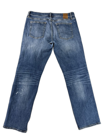 Goodfellow Co Straight Fit Jeans Mens 34Wx30L Blue Cotton Blend Leg Durable Slim