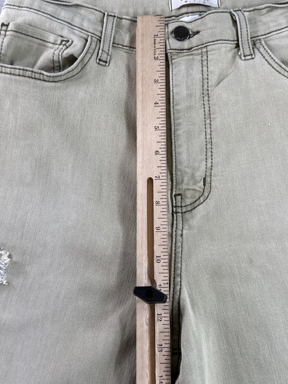 Vibrant P2105 High Rise Wide Leg Jeans 13 (W30) Womens W30 Light Denim Cotton