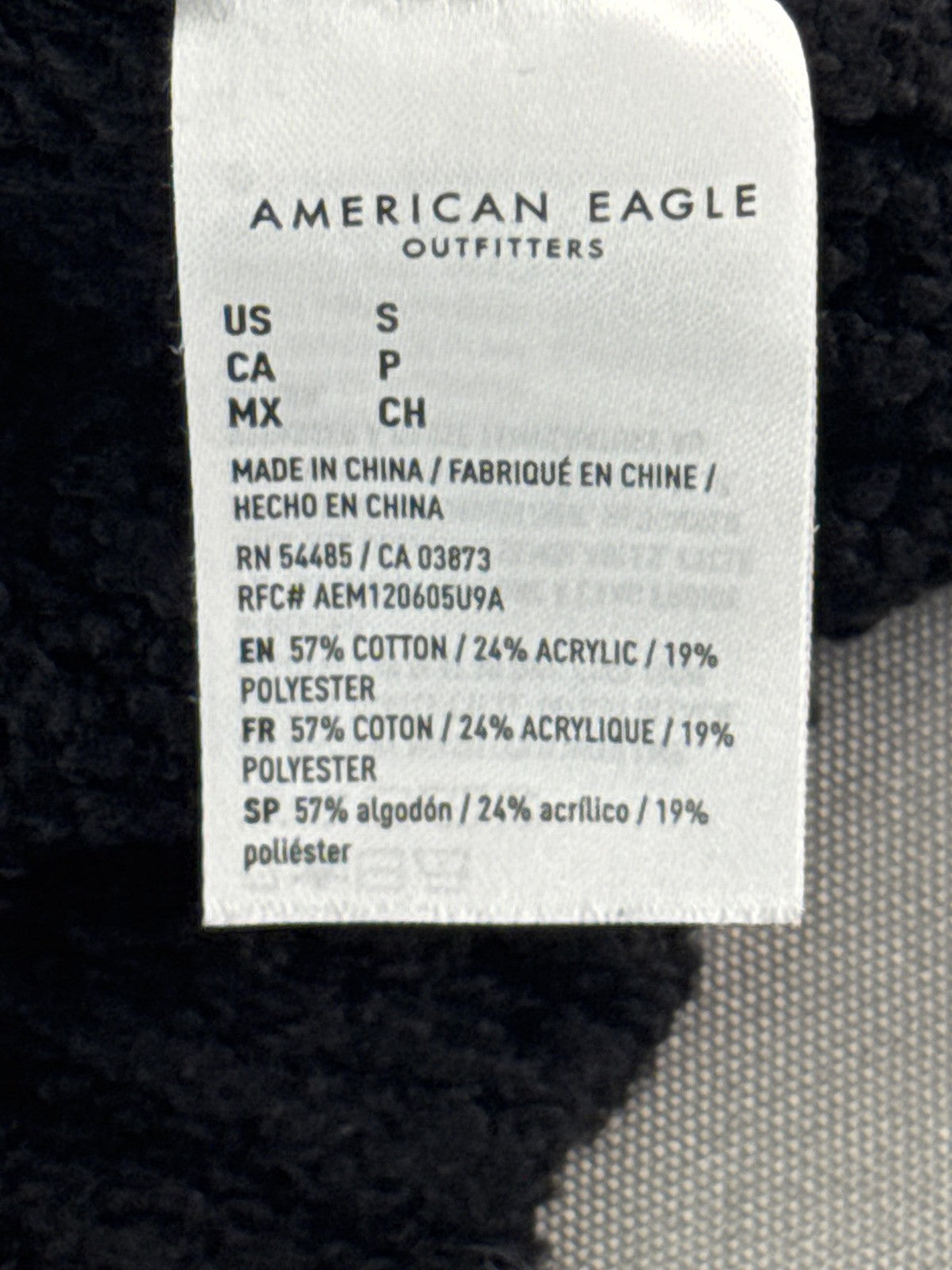 American Eagle Sweater Womens Small Textured V Neck Pullover Knit Cozy Soft 57