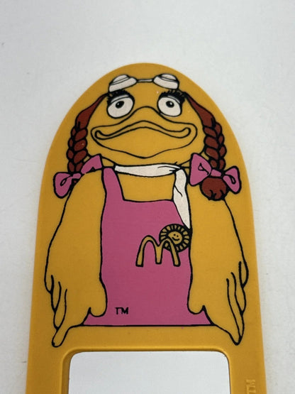1985 McDonald’s Birdie Early Bird Mirror Bookmark Happy Meal Toy Vintage 80s VTG