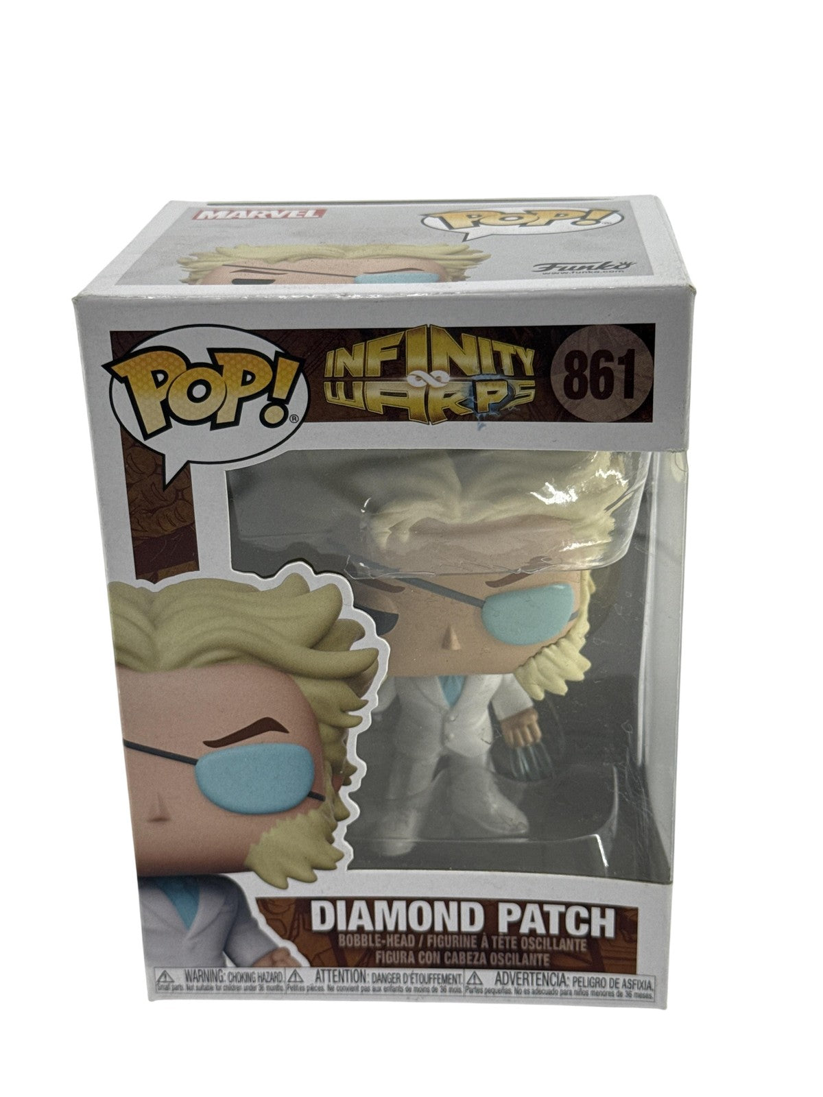 Funko Pop Marvel Infinity Warps Diamond Patch 861 Vinyl Bobblehead Multicolor