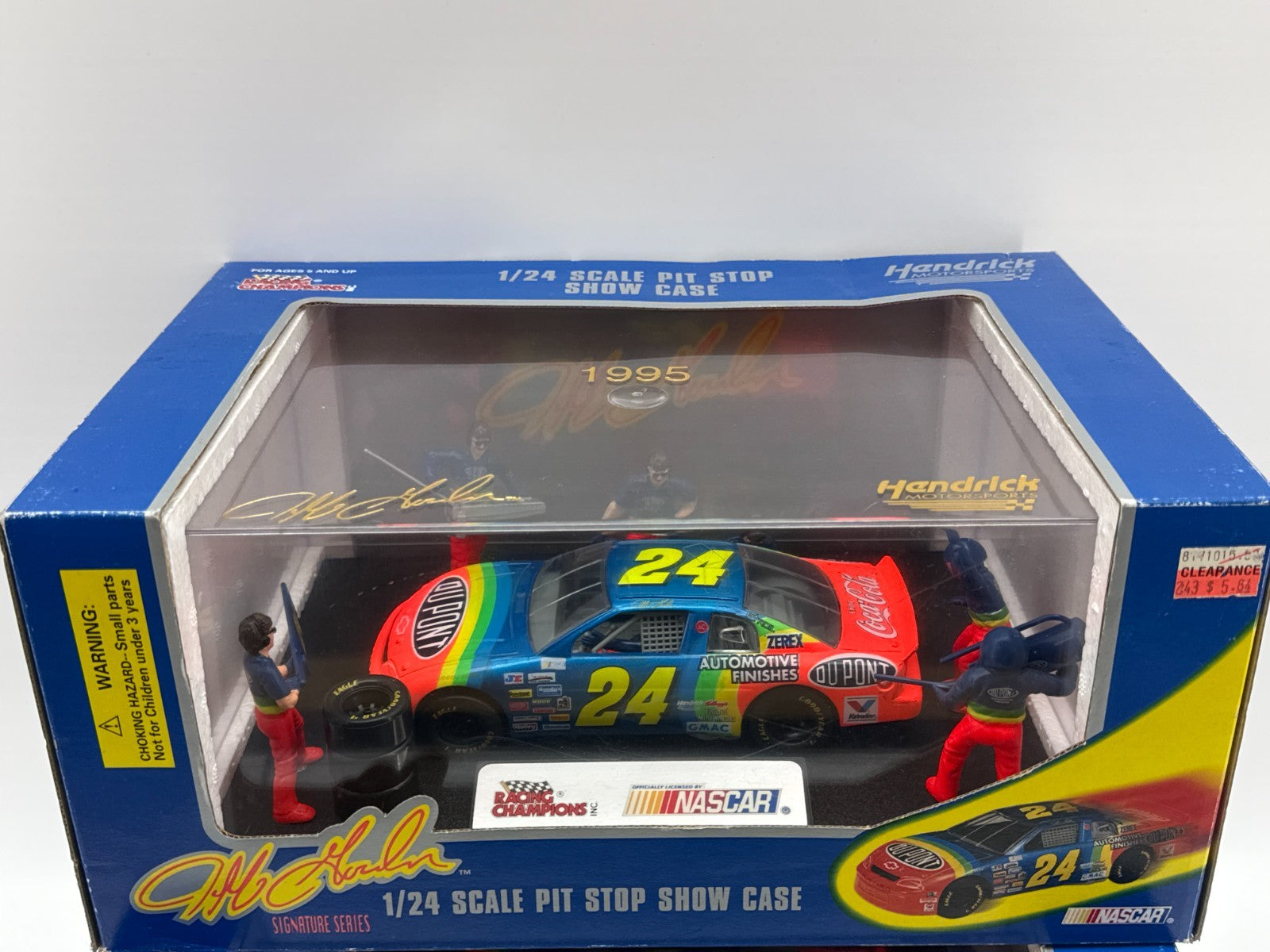 Jeff Gordon 24 DuPont 1:24 Pit Stop Diorama Racing Champions 1995 NASCAR 124 NWT