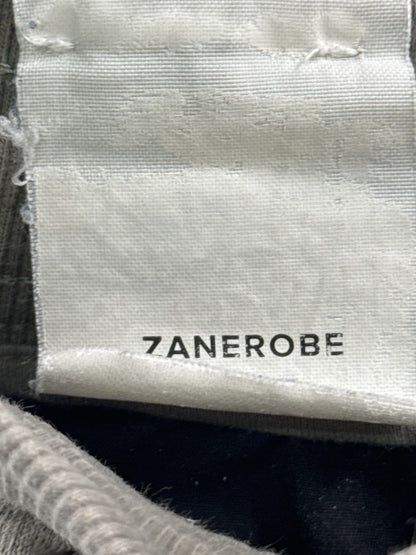 Zanerobe Pants Mens 29 Gray Jogger Sweatpants Drawstring Zip Pocket Tapered Fit