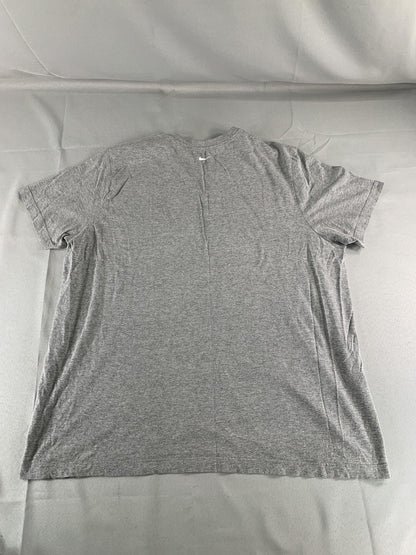 Nike Shirt Mens 2XL Gray Skull Cowboy Hat Graphic Tee Streetwear Casual 50 Red