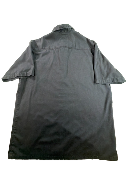 Carhartt Short Sleeve Work Shirt Black XL S223 Button Front Dual Pockets Men