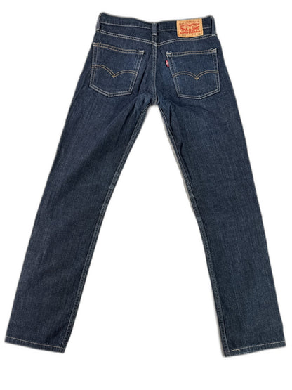 Levi's 511 Straight Leg Jeans W 31 L 32 Dark Wash Cotton Classic Fit Pockets