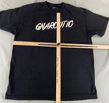 GNARCOTIC XL Black T-Shirt Street Addict Logo Graphic Tee Skate Streetwear NWT