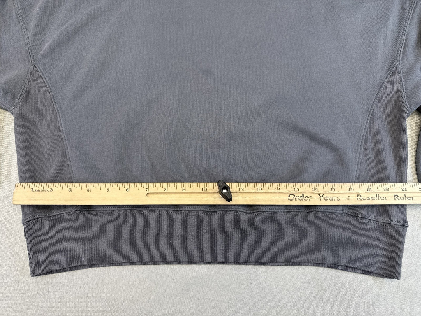 Abercrombie Fitch Vintage Look Crewneck Sweatshirt L Gray Cotton Long Sleeve Men