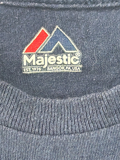 Majestic Minnesota Twins Hunter 48 Shirt Mens Medium Blue MLB Graphic Tee NWT
