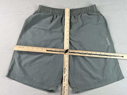 Reebok Men's Gray Athletic Shorts Elastic Waist Lightweight