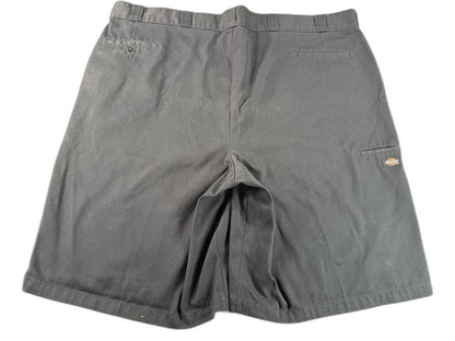 Dickies 42283BK Work Shorts 52 Black Polyester Cotton Regular Fit Loose
