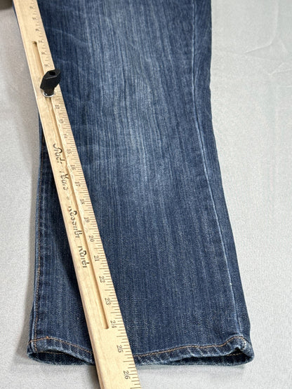 Lucky Brand Jeans 8 8/29 Blue Relaxed Fit Pocket Cotton Spandex Mid Rise