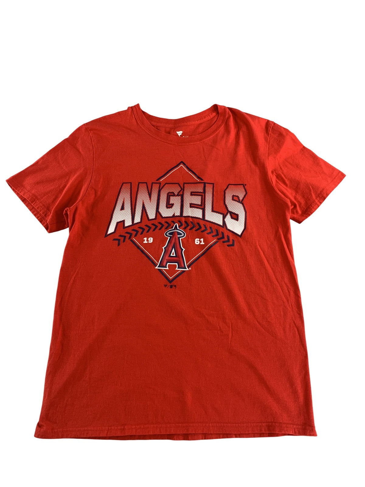Los Angeles Angels Shirt Mens Medium Red MLB Baseball Fanatics 1961 Team Tee
