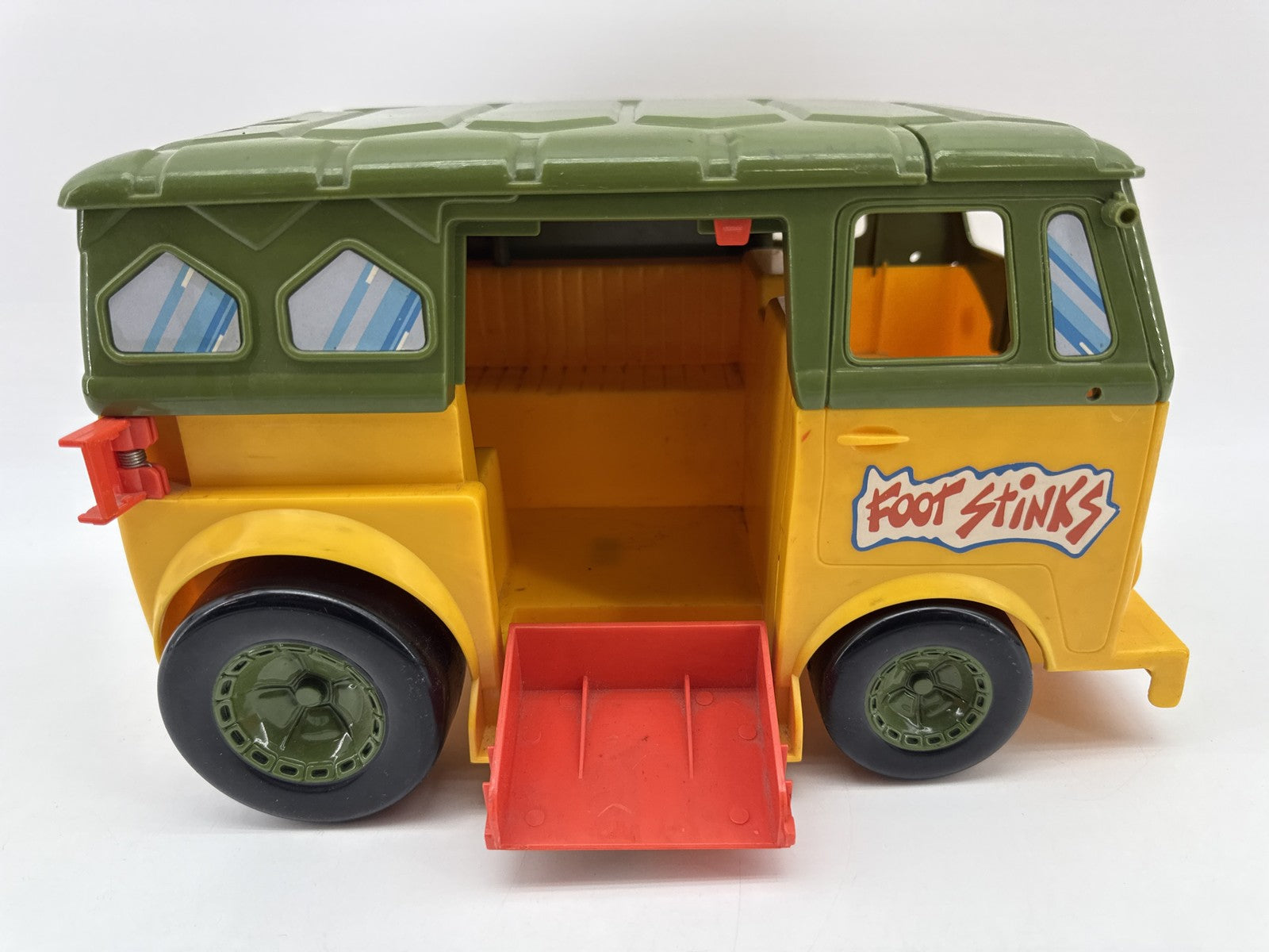 Playmates Toys Party Wagon Vehicle Teenage Mutant Ninja Turtles Green/Yellow Van